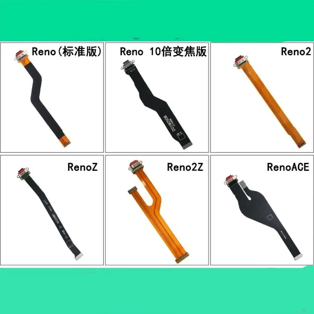 OPPO Reno2 10 renoZ 2Z RenoACE USB коннектор для зарядки микрофона разъем наушников печатная