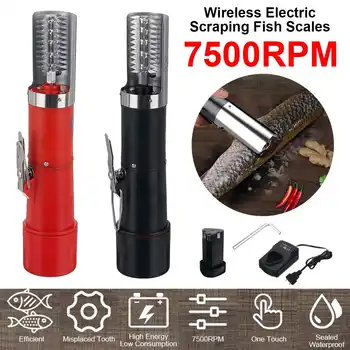 125W 7500RMP Portable Charging Cordless Electric Fish Scaler Fish Scale Scraper Fish Remover Cleaner Scraper Seafood Tools
125W 7500RMP Portable Charging Cordless Electric Fish Scaler Fish Scale Scraper Fish Remover Cleaner Scraper Seafood Tools