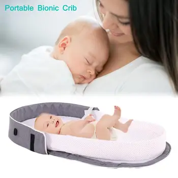 Portable Bionic Baby Crib Baby Safety Isolation Bed Multi-function BB Outdoor Folding Bed Travel Cradle Foldable Crib 
Portable Bionic Baby Crib Baby Safety Isolation Bed Multi-function BB Outdoor Folding Bed Travel Cradle Foldable Crib