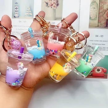Creative Mini Unicorn Soft Drink Keychain High Quality Drink Cup Bubble Tea Acrylic Moving Liquid Oil Drop Decompression Jewelry
Creative Mini Unicorn Soft Drink Keychain High Quality Drink Cup Bubble Tea Acrylic Moving Liquid Oil Drop Decompression Jewelry