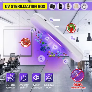UV Phone Sterilizer Box for Mask Jewelry Cleaner Personal Sanitizer USB Charging Disinfection Cabinet with Aroma Esterilizador
UV Phone Sterilizer Box for Mask Jewelry Cleaner Personal Sanitizer USB Charging Disinfection Cabinet with Aroma Esterilizador