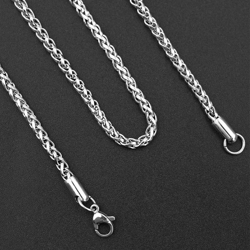No Fade Pure Stainless Steel Anti-twist Chain Length 45/50/55/65cm Finished Chain Not Allergic DIY Metal Jewelry Wholesale
No Fade Pure Stainless Steel Anti-twist Chain Length 45/50/55/65cm Finished Chain Not Allergic DIY Metal Jewelry Wholesale