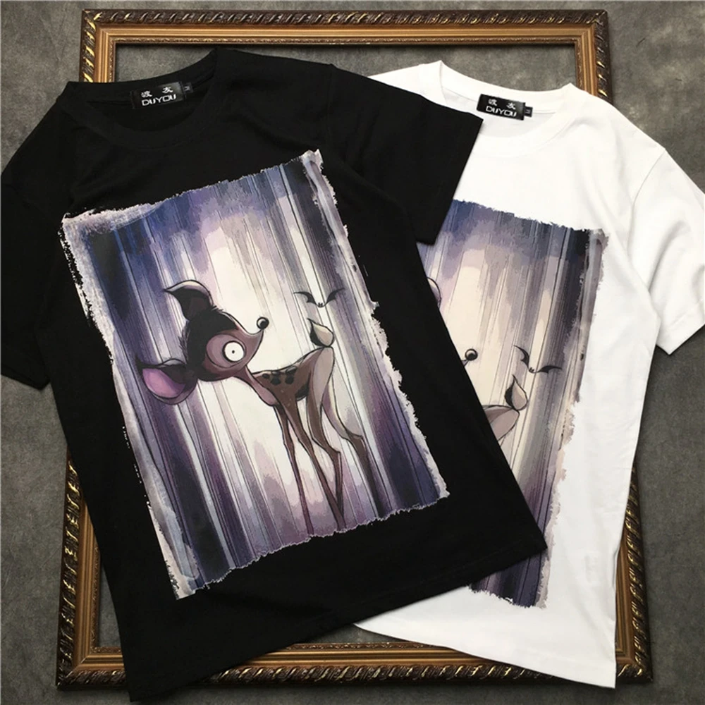 marcelo barrett Short sleeve T-shirt male new Korean round neck cotton print tshirt loose men summer short brand trend clothing
marcelo barrett Short sleeve T-shirt male new Korean round neck cotton print tshirt loose men summer short brand trend clothing