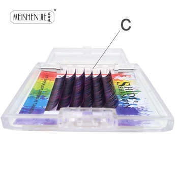 6 Rows C Curl Mix 10-11 mm colorful lashes extensions natural false eyelashes individual lashes rainbow eyelash extension kit
6 Rows C Curl Mix 10-11 mm colorful lashes extensions natural false eyelashes individual lashes rainbow eyelash extension kit
