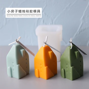PRZY Silicone Mold Soap Molds Gypsum Chocolate Scented Candle Molds Cake Mould Small House Candle Mould Clay Resin Eco-friendly 
PRZY Silicone Mold Soap Molds Gypsum Chocolate Scented Candle Molds Cake Mould Small House Candle Mould Clay Resin Eco-friendly
