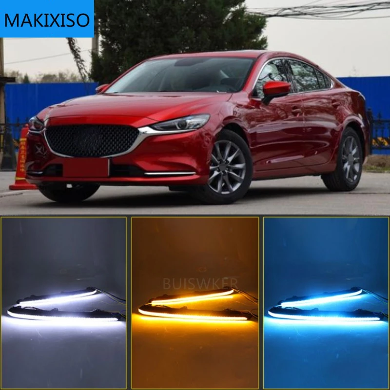 2 шт автомобильные лампы дневного Светодиодный дневной светильник для Mazda 6 Atenza 2020 2021 с желтым сигналом поворота противотуманная фара
2 шт автомобильные лампы дневного Светодиодный дневной светильник для Mazda 6 Atenza 2020 2021 с желтым сигналом поворота противотуманная фара