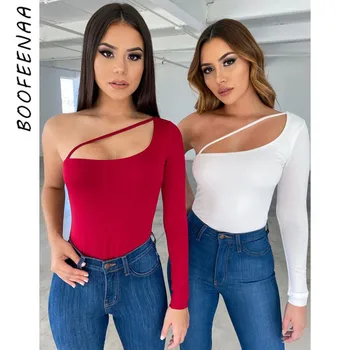 BOOFEENAA Backless One Shoulder Long Sleeve Sexy Bodysuit Women Club Party Asymetric Bodycon Onesie Body Mujer Winter C70-H24
BOOFEENAA Backless One Shoulder Long Sleeve Sexy Bodysuit Women Club Party Asymetric Bodycon Onesie Body Mujer Winter C70-H24