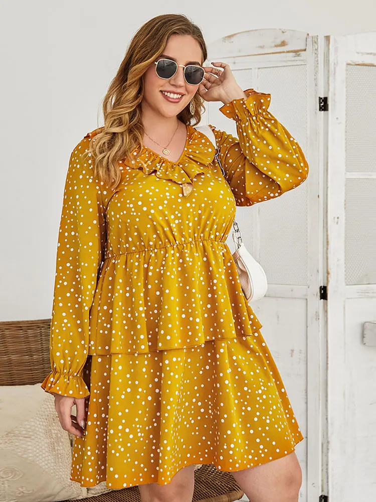 Long Sleeve Plus Size Dresses for Women 2020 New Spring Autumn Fashion Yellow Print Pleated Dress Casual Women Shirt Dresses
Long Sleeve Plus Size Dresses for Women 2020 New Spring Autumn Fashion Yellow Print Pleated Dress Casual Women Shirt Dresses