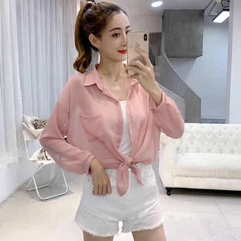 COIGARSAM Chiffon Shirt Womens tops New Loose Spaghetti Strap Women shirts White Pink Send Condole Belt Is 1158
COIGARSAM Chiffon Shirt Womens tops New Loose Spaghetti Strap Women shirts White Pink Send Condole Belt Is 1158