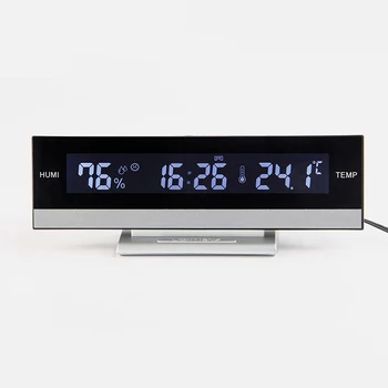 Temperature Humidity Portable Large Screen Battery Backlight Room Multifunction Digital Alarm Clock Electronic LCD Display Home
Temperature Humidity Portable Large Screen Battery Backlight Room Multifunction Digital Alarm Clock Electronic LCD Display Home