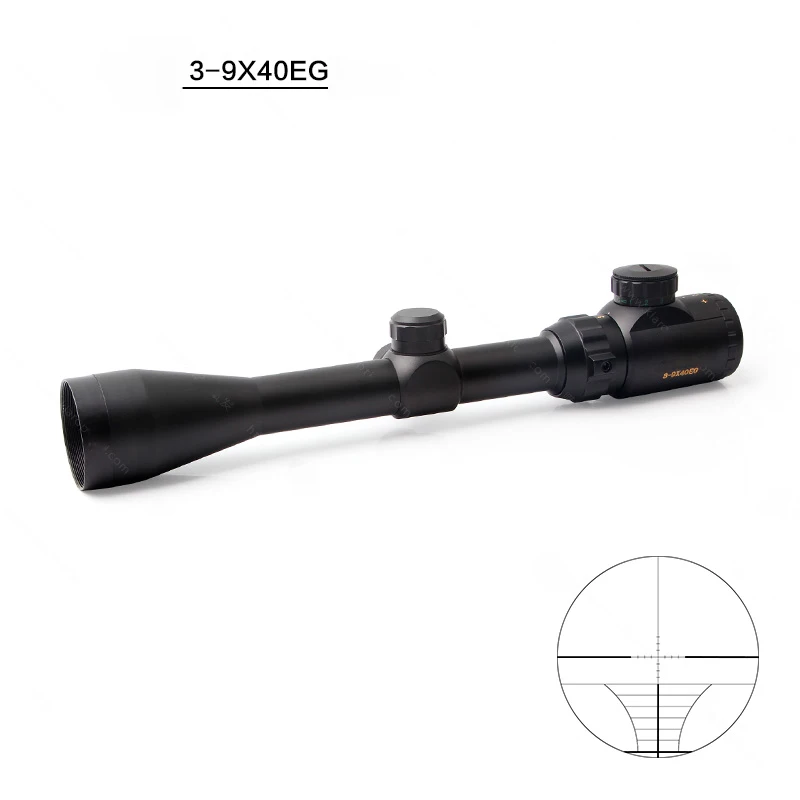 Tratical Retical Scopes 3-9x40 Hunting Scope Riflescope Red Green 5 Level Controls Illuminated Optic Sight White Golden Font
Tratical Retical Scopes 3-9x40 Hunting Scope Riflescope Red Green 5 Level Controls Illuminated Optic Sight White Golden Font