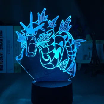 Acrylic 3d Night Light Gyarados Figure for Children's Bedroom Decorative Nightlight Led Colorful Bedside Lamp Go Gift
Acrylic 3d Night Light Gyarados Figure for Children's Bedroom Decorative Nightlight Led Colorful Bedside Lamp Go Gift