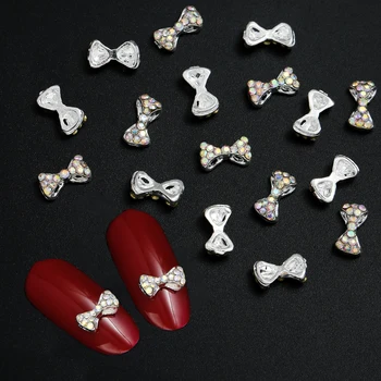 Colorful Drills Bowknot Nail Art Decorations Tools 10pcs/pack 3d Nail Charms Decoration Jewelry 
Colorful Drills Bowknot Nail Art Decorations Tools 10pcs/pack 3d Nail Charms Decoration Jewelry