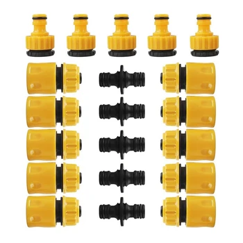 20 Pcs Garden Hose Connector Set, Connector Hose End Connector Double Hose Connectors Extender Hose Quick Connectors
20 Pcs Garden Hose Connector Set, Connector Hose End Connector Double Hose Connectors Extender Hose Quick Connectors