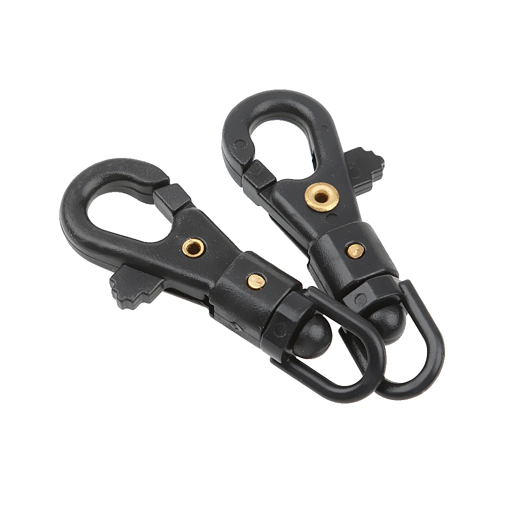 Lot 10pcs Black Plastic Rotating Snap Hooks Lanyard Buckle Clip Paracord Lot 10pcs Black Plastic Rotating Snap Hooks Lanyard Buckle Clip Paracord