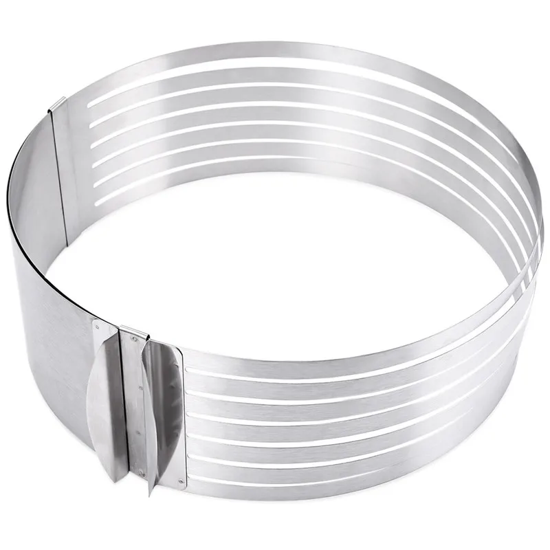 Description Picture 6 of item3pc/set Adjustable Cake Layer Cut Mousse Kitchen Chef Serrated Toast Knife Cake Slicer Device Mold Bakeware Baking Cake Tools