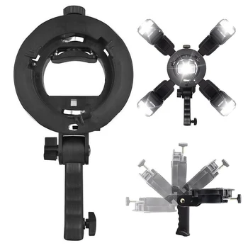 New Compitable For Mobile Phone Holders Stands S-type Bracket Bowens Mount Holder Softbox for Godox AD360 Speedlite Flash
New Compitable For Mobile Phone Holders Stands S-type Bracket Bowens Mount Holder Softbox for Godox AD360 Speedlite Flash