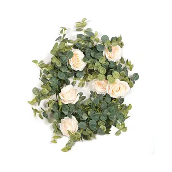 1pcs Wedding DIY Decor Flower String Garland Greenery Garland Artificial Ross Flower Eucalyptus Wedding Backdrop Wall Decor
1pcs Wedding DIY Decor Flower String Garland Greenery Garland Artificial Ross Flower Eucalyptus Wedding Backdrop Wall Decor