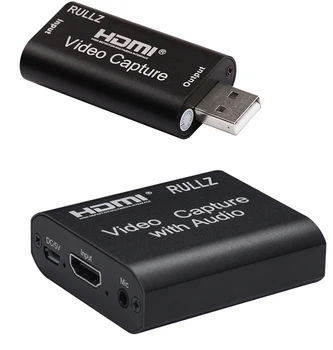 USB 2.0 Mini 4K 1080p HD HDMI Video Capture Card Microphone In Audio Loop Out for Youtube Live Streaming Plate Game Record Box
USB 2.0 Mini 4K 1080p HD HDMI Video Capture Card Microphone In Audio Loop Out for Youtube Live Streaming Plate Game Record Box
