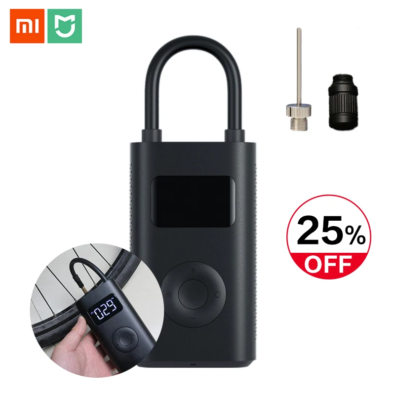 Xiaomi Electric Inflator Pump Smart Digital Tire Pressure Detection For Scooter Bike Motorcycle Scooter M365 Pro Car Football
Xiaomi Electric Inflator Pump Smart Digital Tire Pressure Detection For Scooter Bike Motorcycle Scooter M365 Pro Car Football