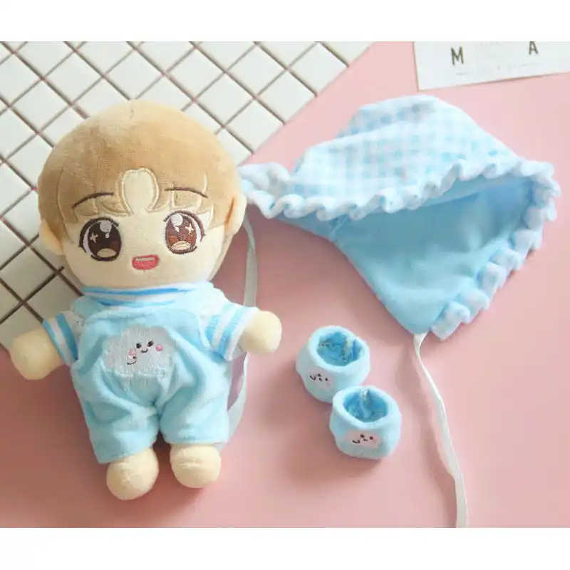 blue doll accessories