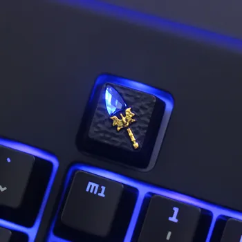 1PC DOTA2 Gaming Blue Scepter Key Cap Mechanical Keyboard Keycap Zinc Aluminium Alloy R4 Height Stereoscopic Relief
1PC DOTA2 Gaming Blue Scepter Key Cap Mechanical Keyboard Keycap Zinc Aluminium Alloy R4 Height Stereoscopic Relief