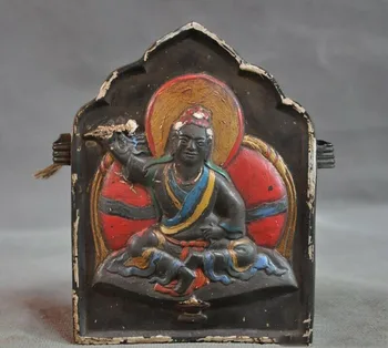 wedding decoration Tibet Buddhism bronze Painted Je Tsongkhapa master Guru Lama Buddha Niche Shrine
wedding decoration Tibet Buddhism bronze Painted Je Tsongkhapa master Guru Lama Buddha Niche Shrine