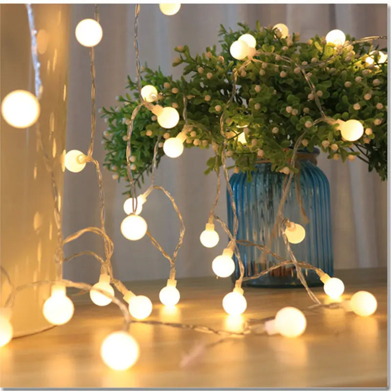 1.5M/3M/6M Round LED String Lights Outdoor Wedding Party Garland Photo Clip Fairy Light String Christmas Decoration Lamp Battery
1.5M/3M/6M Round LED String Lights Outdoor Wedding Party Garland Photo Clip Fairy Light String Christmas Decoration Lamp Battery