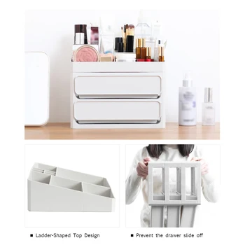 Women Multi-Drawers Cosmetics Storage Box for Makeup Kit Set Large Capacity Girl Jewelries Makeup Desktop Organizer
Women Multi-Drawers Cosmetics Storage Box for Makeup Kit Set Large Capacity Girl Jewelries Makeup Desktop Organizer