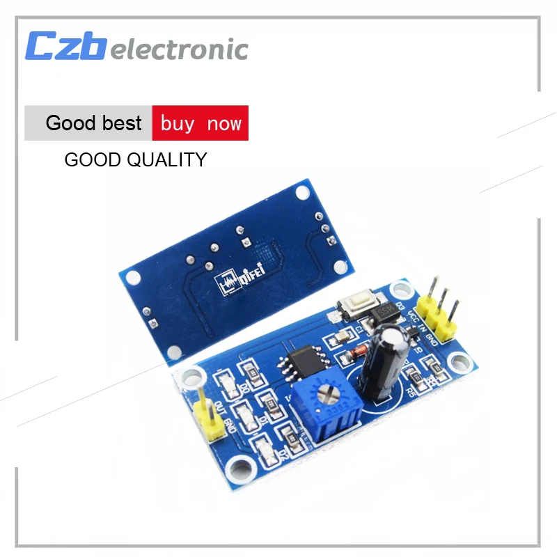 DC 5-12V Adjustable NE555 Module Led Light Delay Relay Shield Timer Board High Level Trigger Terminal Switch Module Kit
DC 5-12V Adjustable NE555 Module Led Light Delay Relay Shield Timer Board High Level Trigger Terminal Switch Module Kit