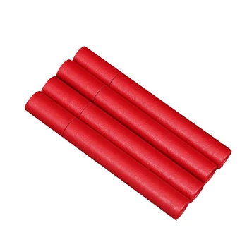 백단향 실린더 향 용기용 빨간색 골판지 튜브 50 개 5g 10g, 작은 포장, 특수 용지 포함, 인기 판매