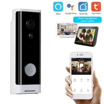 Tuya 1080p Smart Video Doorbell Wireless WiFi Video Doorbell Infrared Night Vision APP Control Home Security IP Camera Monitor
Tuya 1080p Smart Video Doorbell Wireless WiFi Video Doorbell Infrared Night Vision APP Control Home Security IP Camera Monitor