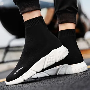 Hight-Top Sneakers Unisex Socks Shoes Couple's Loafers New Men Women Casual Shoes Knitting Lightweight Sports Shoes Large Size
Hight-Top Sneakers Unisex Socks Shoes Couple's Loafers New Men Women Casual Shoes Knitting Lightweight Sports Shoes Large Size