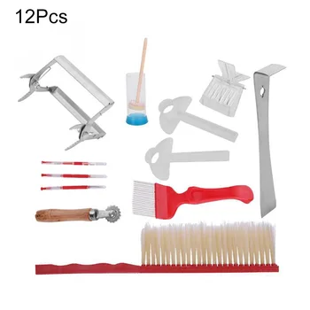 12pcs/lot Beekeeping Tools Kit Set Includes Worm Needle Nest Frame Clip Bee Sweep Scraper Honey Cutter Bottle for Beekeeper
12pcs/lot Beekeeping Tools Kit Set Includes Worm Needle Nest Frame Clip Bee Sweep Scraper Honey Cutter Bottle for Beekeeper