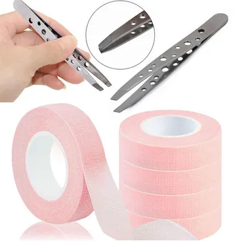 5 Rolls Non-Woven False Eyelash Extension Tape 1PC Stainless Steel Slant Tip Eyebrow Shaping Tweezer Set Eye Makeup Tool
5 Rolls Non-Woven False Eyelash Extension Tape 1PC Stainless Steel Slant Tip Eyebrow Shaping Tweezer Set Eye Makeup Tool