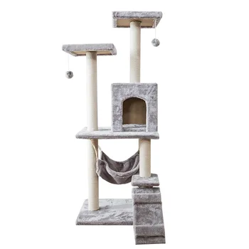 Luxury multi-layer cat's house four seasons universal scratch resistant cat climbing frame wood soft pets toy
Luxury multi-layer cat's house four seasons universal scratch resistant cat climbing frame wood soft pets toy