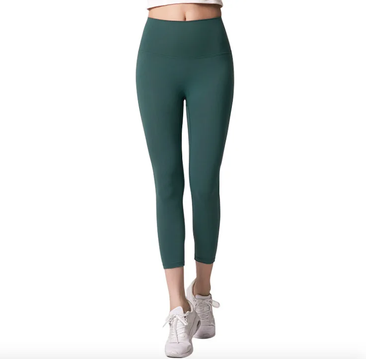 Фото Женский новый стиль Фитнес длинные штаны для йоги Аэробика спортивные шорты
