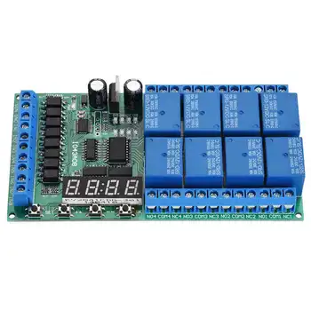 frequency converter dc dc voltage converter DC 12V 8CH LED Multifunction Digital Delay Time Cycle Timing Relay Switch Module
frequency converter dc dc voltage converter DC 12V 8CH LED Multifunction Digital Delay Time Cycle Timing Relay Switch Module