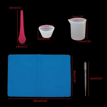 27Pcs Reusable Silicone Resin Kit 100ml Measuring Mixing Cups Stir Stick Pipette AXYD
27Pcs Reusable Silicone Resin Kit 100ml Measuring Mixing Cups Stir Stick Pipette AXYD