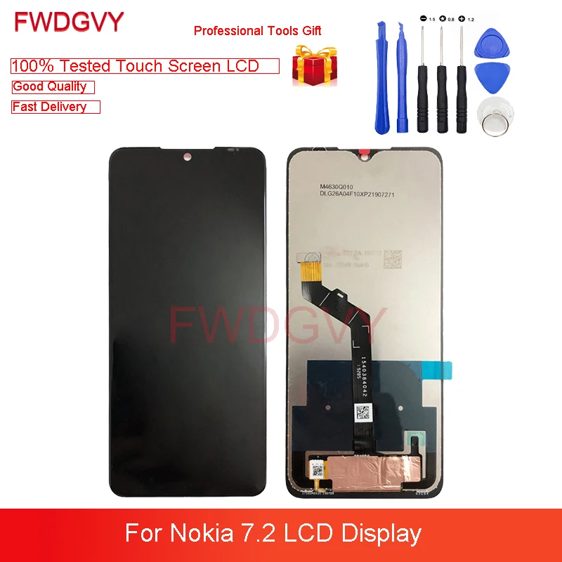 6.3" For Nokia 7.2 LCD Display Touch Screen Digitizer Assembly Replacement For Nokia 7.2 TA-1193 TA-1178 TA-1196 TA-1181 Lcds 
6.3" For Nokia 7.2 LCD Display Touch Screen Digitizer Assembly Replacement For Nokia 7.2 TA-1193 TA-1178 TA-1196 TA-1181 Lcds