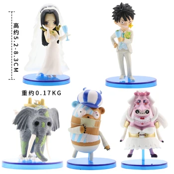 One Piece Japanese animation Action Figure Toy 1 Style 5pcs Luffy Boa Hancock Wedding Figures PVC Collectible Model Doll Toys
One Piece Japanese animation Action Figure Toy 1 Style 5pcs Luffy Boa Hancock Wedding Figures PVC Collectible Model Doll Toys