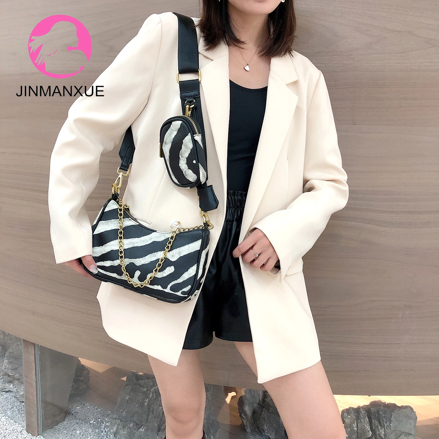 High Quality Zebra Pattern Designer Crossbody Bags for Women Luxury Handbags Fashion Chain Simple Shoulder Bags Women
High Quality Zebra Pattern Designer Crossbody Bags for Women Luxury Handbags Fashion Chain Simple Shoulder Bags Women