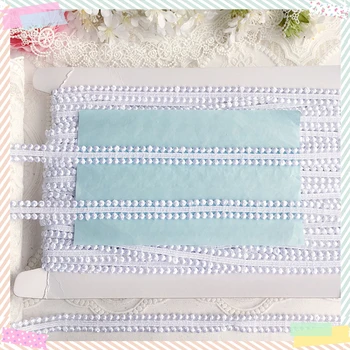 Bilateral ball bead chain embroidery water soluble lace DIY handmade hair accessories necklace lace material
Bilateral ball bead chain embroidery water soluble lace DIY handmade hair accessories necklace lace material