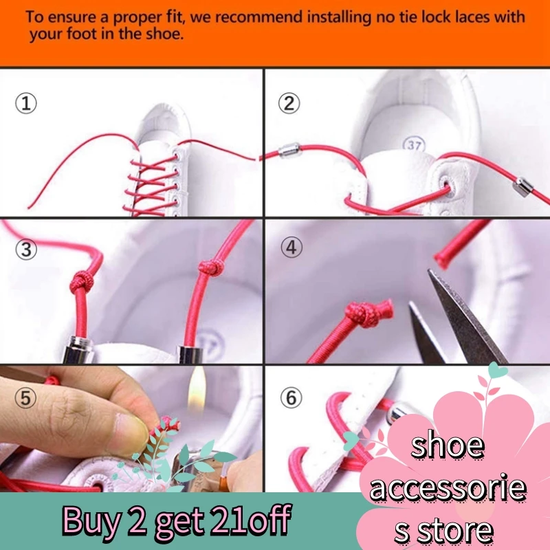 1pair elastic shoelace round metal lock outdoor sports shoe without straps laces lazy people do not knot the elderly child laces
1pair elastic shoelace round metal lock outdoor sports shoe without straps laces lazy people do not knot the elderly child laces