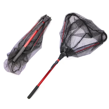 Triangular Fishing Net Foldable Landing Net with Telescoping Pole Handle Durable Mesh Safe Catch and Release Net Fishing Tackles
Triangular Fishing Net Foldable Landing Net with Telescoping Pole Handle Durable Mesh Safe Catch and Release Net Fishing Tackles
