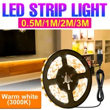 

LED Strips Light 2835 SMD Flexible Lamp Tape TV Backlight LEDs Diode Ribbon 0.5M 1M 2M 3M 4M 5M Christmas Room Decor Night Light