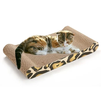 Sofa Design Cat Scratching Corrugated Board Toy Scratcher Bed Pad Reversible Scratching Lounger Leopard Print Durabble
Sofa Design Cat Scratching Corrugated Board Toy Scratcher Bed Pad Reversible Scratching Lounger Leopard Print Durabble