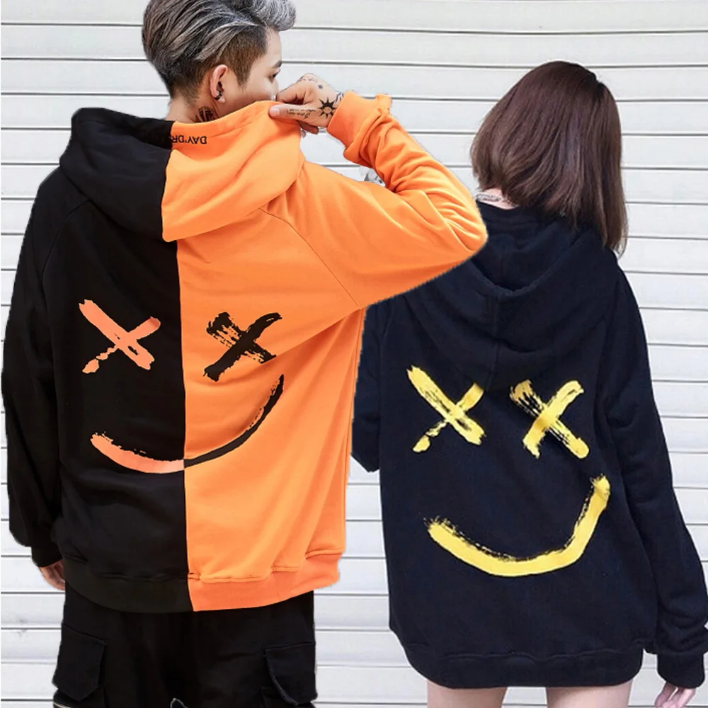 Men Women Hoodies Smile Hoodies Oversized Sweatshirts Fashion Patchwork Unisex Couple Streetwear Print Winter Casual Hooded Full
Men Women Hoodies Smile Hoodies Oversized Sweatshirts Fashion Patchwork Unisex Couple Streetwear Print Winter Casual Hooded Full