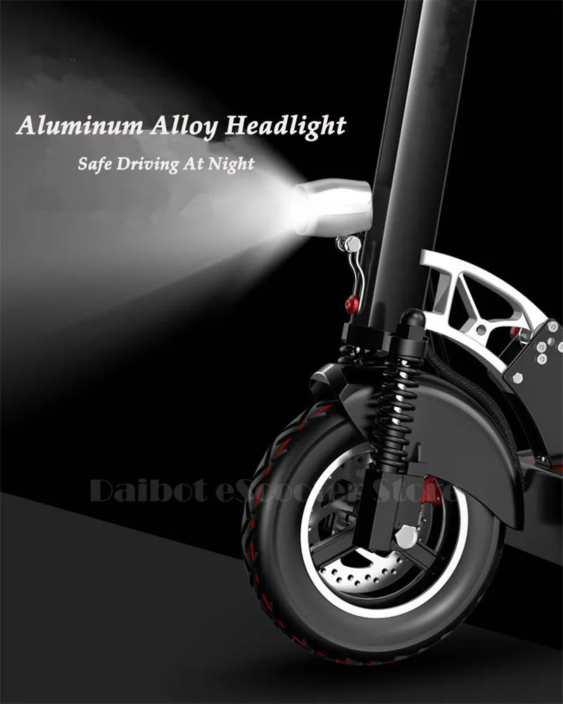 Daibot Electric Scooter For Adults Two Wheel Electric Scooters 10 inch Single Motor 500W Portabe Foldable Electric Skateboard (18)