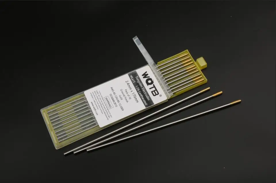 Electrodos tungsteno para soldadura tig WL15 WL20 tig varilla de tungsteno 1,0, 1,6, 2,0, 2,4, 3,0, 3,2, 4,0mm